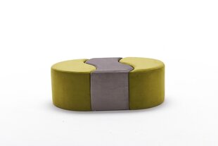 Pouffe Alya Puf - Green, Mink цена и информация | Кресла-мешки и пуфы | 220.lv