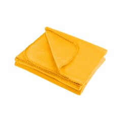 шерстяное одеяло 130x150 см teesa - желтый цена и информация | Покрывала, пледы | 220.lv
