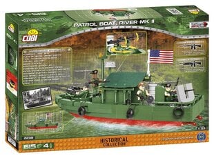 Konstruktors Cobi HC Vietnam War PatrolBoatRiver MKII 618kl 2238 cena un informācija | Konstruktori | 220.lv