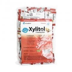 Košļājamā gumija Miradent Xylitol, kanēļa garša 200g цена и информация | Зубные щетки, пасты | 220.lv