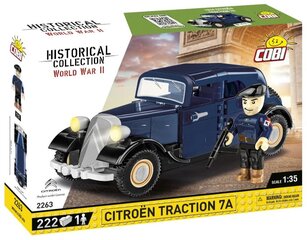 Konstruktors Cobi HC Otrā pasaules kara 1934 Citroen Traction 7A 2263, 273 d. cena un informācija | Konstruktori | 220.lv