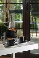 Kutahya Porselen кофейный набор чашек с блюдцами, 4 предмета цена и информация | Стаканы, фужеры, кувшины | 220.lv
