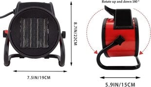 Apkures ventilators 2000 W cena un informācija | Sildītāji | 220.lv