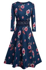 Женское платье Homeyee, темно-синее цена и информация | Платья | 220.lv