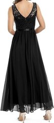 Длинное женское платье GardenWed, черное цена и информация | Платья | 220.lv
