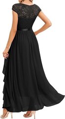 Длинное женское платье GardenWed, черное цена и информация | Платья | 220.lv