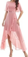 Длинное женское платье GardenWed, розовое цена и информация | Платья | 220.lv
