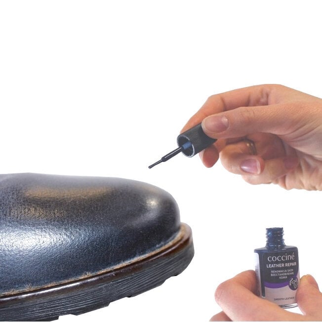 Krāsu korektors dabīgai un mākslīgai ādai - Coccine Leather Repair, 10 ml cena un informācija | Līdzekļi apģērbu un apavu kopšanai | 220.lv