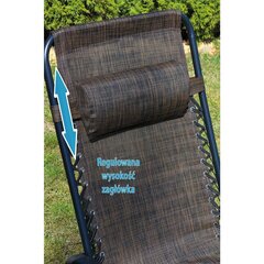 Dārza krēsls Saska Garden, 175x52/65 cm cena un informācija | Sauļošanās krēsli | 220.lv