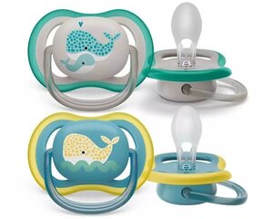 Соска Philips Avent Ultra Air SCF349/24, 18 месяцев+, 2 штуки цена и информация | Соски на бутылочку | 220.lv