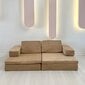 Dīvāns-gulta Atelier Del Sofa Puzzle, brūna цена и информация | Dīvāni | 220.lv