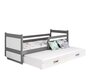 Bērnu gulta ar matraci Colbert, 190x80cm, balta/pelēka цена и информация | Bērnu gultas | 220.lv