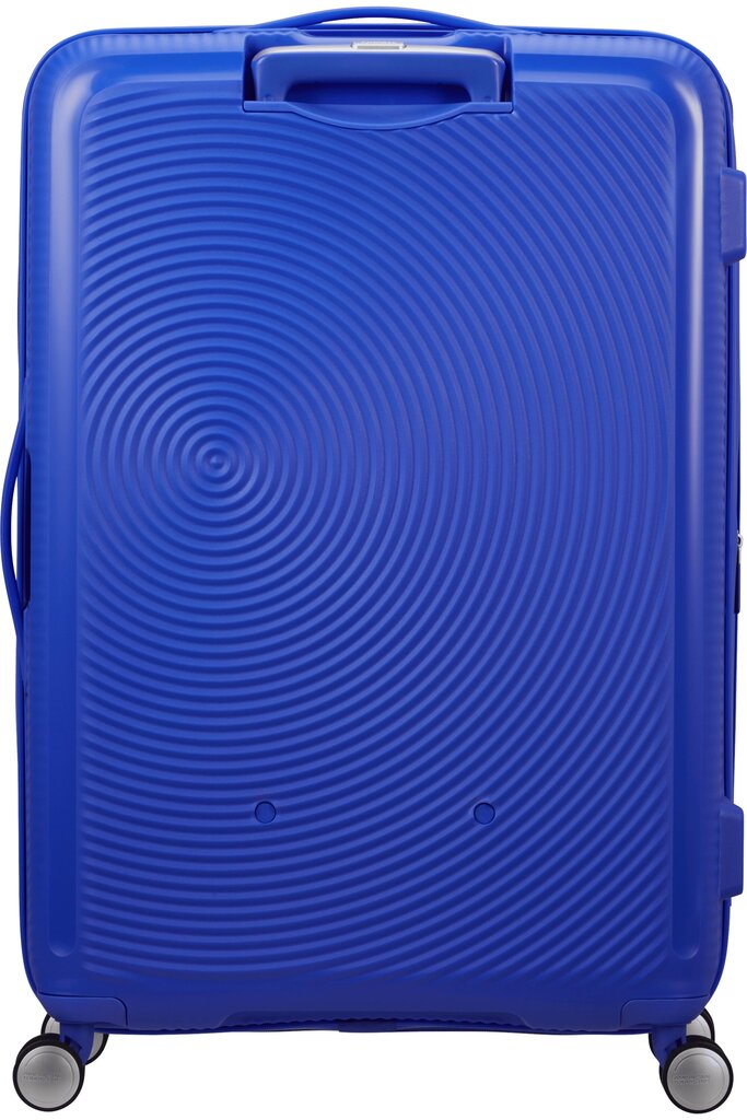 American Tourister lielais ceļojumu koferis Soundbox Spinner Expandable 77 cm L, zils cena un informācija | Koferi, ceļojumu somas | 220.lv