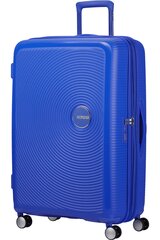 Большой чемодан American Tourister Soundbox Spinner Expandable Cobalt Blue L цена и информация | Чемоданы, дорожные сумки | 220.lv