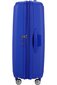 American Tourister lielais ceļojumu koferis Soundbox Spinner Expandable 77 cm L, zils цена и информация | Koferi, ceļojumu somas | 220.lv