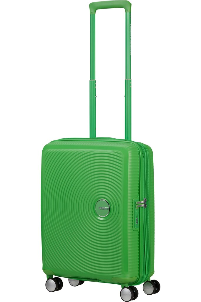 American Tourister rokas bagāža Soundbox Spinner 55 cm, Zaļš цена и информация | Koferi, ceļojumu somas | 220.lv