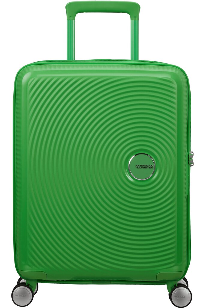 American Tourister rokas bagāža Soundbox Spinner 55 cm, Zaļš cena un informācija | Koferi, ceļojumu somas | 220.lv