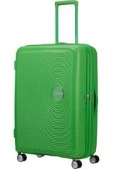 American Tourister vidējā lieluma ceļojumu koferis Soundbox Spinner Expandable 67 cm, Zaļš cena un informācija | Koferi, ceļojumu somas | 220.lv