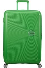 American Tourister vidējā lieluma ceļojumu koferis Soundbox Spinner Expandable 67 cm, Zaļš cena un informācija | Koferi, ceļojumu somas | 220.lv