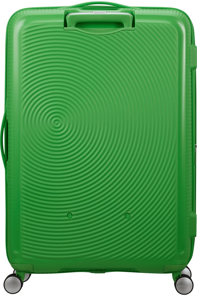 American Tourister lielais ceļojumu koferis Soundbox Spinner Expandable 77 cm L, zaļš cena un informācija | Koferi, ceļojumu somas | 220.lv