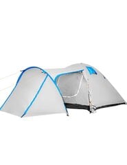 Палатка туристическая 4-х местная Maverick, 310x130x180см, серая цена и информация | Палатки | 220.lv