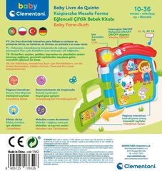 Bērnu grāmata Clementoni Ferma cena un informācija | Rotaļlietas zīdaiņiem | 220.lv
