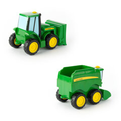 Rotaļu mašīnas Tomy John Deere Little Friends duopack 47193 cena un informācija | Rotaļlietas zēniem | 220.lv