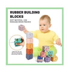 Монтессори сенсорные игрушки для малышей 6 в 1 Rubber цена и информация | Игрушки для малышей | 220.lv