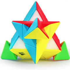 Головоломка пирамида Кубика Рубика - Pyraminx, без наклеек цена и информация | Настольные игры, головоломки | 220.lv