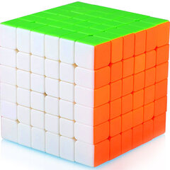 Prāta mežģis Rubika kubs 6x6, bez uzlīmēm cena un informācija | Galda spēles | 220.lv