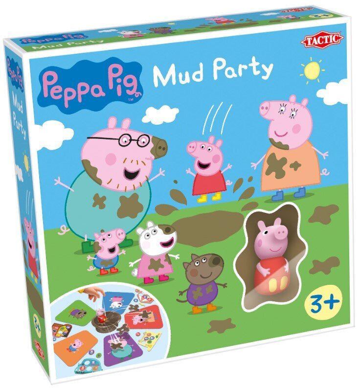 Spēle Tactic Peppa Pig Game Mud Fun 58359 cena un informācija | Galda spēles | 220.lv