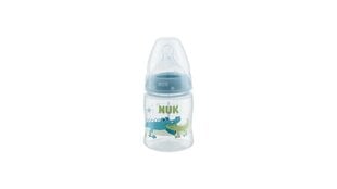 Pudelīte Nuk First Choice+ 0-6 mēn, 150 ml, zila cena un informācija | Bērnu pudelītes un to aksesuāri | 220.lv