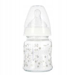 Стеклянная бутылочка Nuk First Choice+ 0-6 месяцев, 120 мл, белая цена и информация | Бутылочки и аксессуары | 220.lv