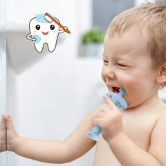 Зубная щетка-прорезыватель для младенцев 360° 2in1, 6-24 месяцев цена и информация | Игрушки для малышей | 220.lv