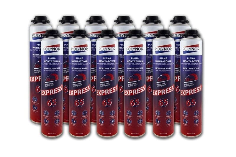 МонтажнаяпенаPOLYNOR65Express,750ml.