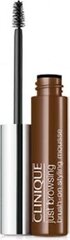 Тушь для бровей Clinique Just Browsing Brush-On Styling Mousse, 03 Deep Brown, 2 мл цена и информация | Тушь, средства для роста ресниц, тени для век, карандаши для глаз | 220.lv