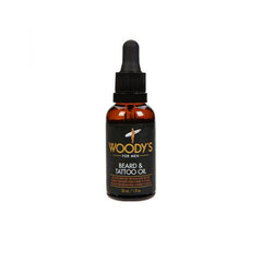 Bārdas un tetovējumu eļļa Woody's Beard & Tattoo Oil, 30 ml cena un informācija | Skūšanās piederumi, kosmētika | 220.lv