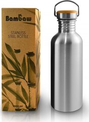 Бутылка для питья Bambaw, 1000 мл цена и информация | Бутылки для воды | 220.lv