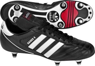 Футбольные бутсы Adidas Kaiser 5 Cup SG 033200, размер 40 2/3, чёрные цена и информация | Футбольные ботинки | 220.lv