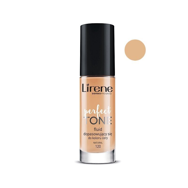 Grima bāze Lirene Perfect Tone 120 Natural, 30 ml cena un informācija | Grima bāzes, tonālie krēmi, pūderi | 220.lv