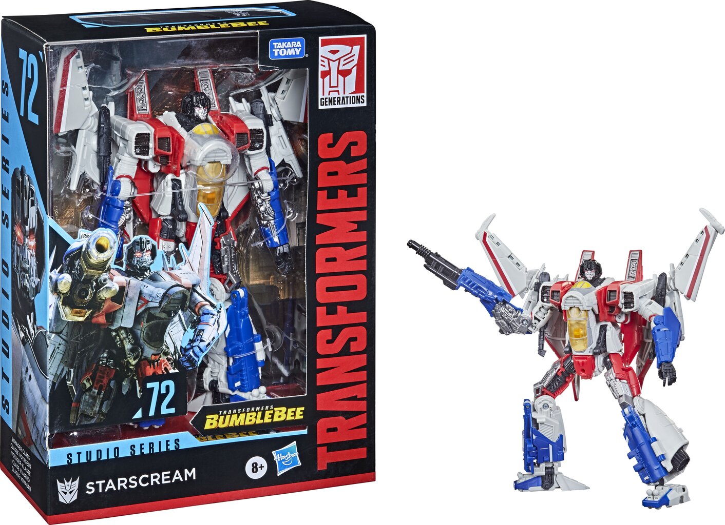 Darbības figūriņa Hasbro Transformers Studio Series Seria Voyager Starscream F0790 cena un informācija | Rotaļlietas zēniem | 220.lv