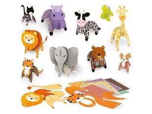 Komplekts Headu Izveidojiet 3D dzīvniekus 24704 cena un informācija | Attīstošās rotaļlietas | 220.lv