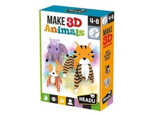 Komplekts Headu Izveidojiet 3D dzīvniekus 24704 cena un informācija | Attīstošās rotaļlietas | 220.lv