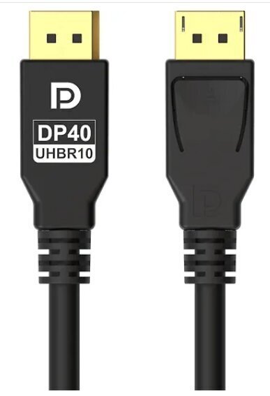 Fuj:tech, DisplayPort 2.1, 2 m cena un informācija | Kabeļi un vadi | 220.lv