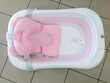 Silikona saliekamā mazuļa vanna, rozā цена и информация | Mazuļa mazgāšana | 220.lv