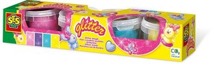Rotaļu mīklas komplekts SES Creative Glitter Dough 00466 04668 cena un informācija | Attīstošās rotaļlietas | 220.lv