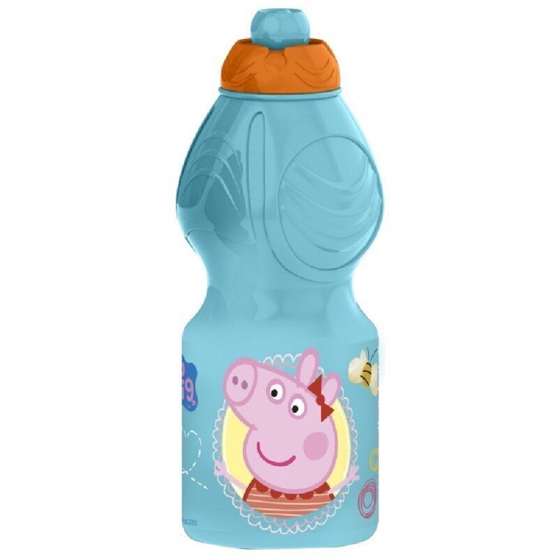 Ūdens pudele Peppa Pig LDPE, 400 ml cena un informācija | Ūdens pudeles | 220.lv