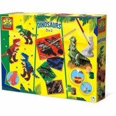 Veidošanas spēles SES Creative Dinosaurs 3 in 1 cena un informācija | Attīstošās rotaļlietas | 220.lv
