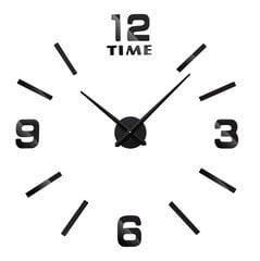 настенные часы, черные цена и информация | Часы | 220.lv
