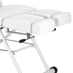 Kosmētiskais krēsls - azzurro 563, balts cena un informācija | Mēbeles skaistumkopšanas saloniem | 220.lv